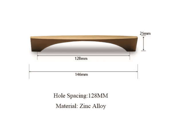 Nordic Classic Drawer Handle Antique Bronze Golden Handle